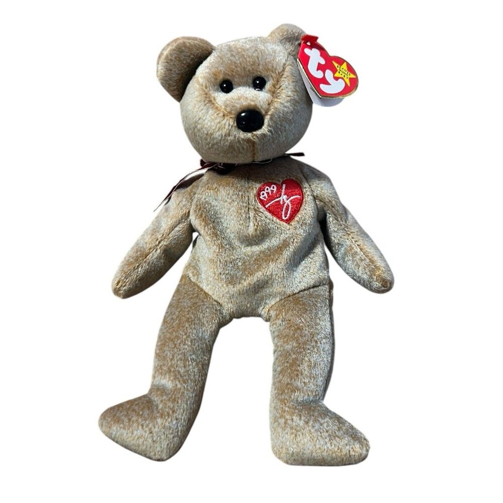 TY Beanie Baby - 1999‎ SIGNATURE BEAR Great Condition!